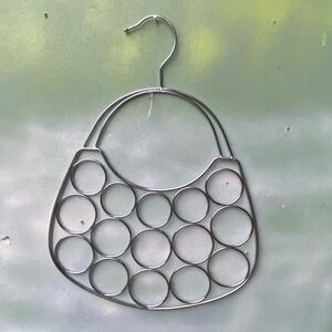 Silver Metal Scarf Hanger